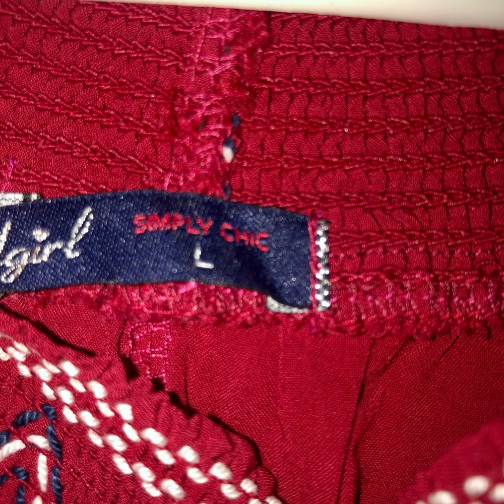 Red off shoulder - Picture 4 of 5